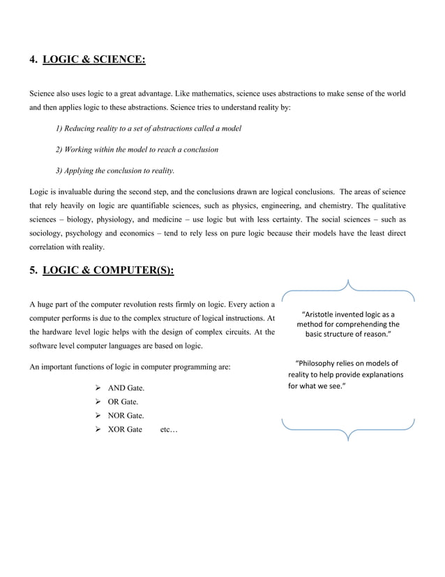 Logic | PDF | Physics | Science
