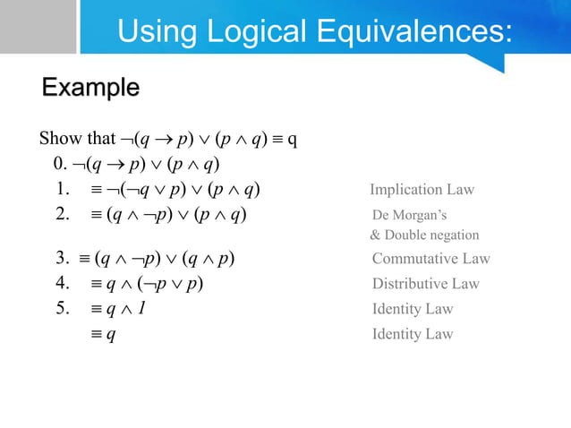 discrete mathematics precedence of logical operators | PPT