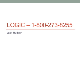 LOGIC – 1-800-273-8255
Jack Hudson
 