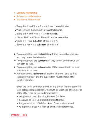 Logic 3rd Semester Notes.pdf. Bhu 3rd sem logic | PDF