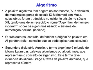 Logica Algoritmo 02 Algoritmo