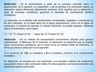 Logica de predicadoss | PPTX