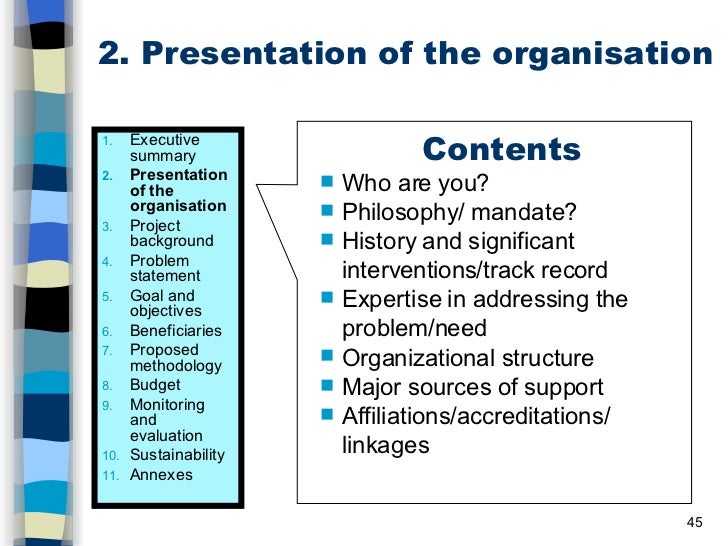 project proposal presentation