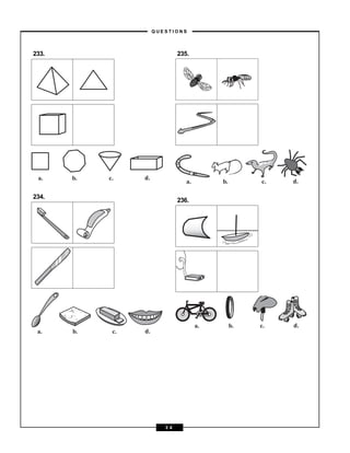 233.
234.
235.
236.
a. b. c. d.
a. b. c. d.
a. b. c. d.
a. b. c. d.
– Q U E S T I O N S –
3 4
 