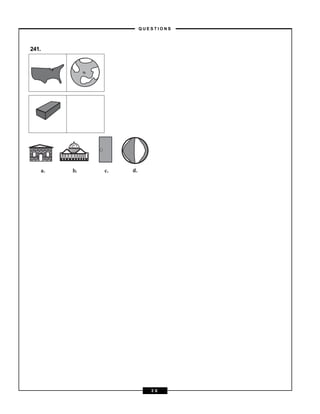 241.
a. b. c. d.
– Q U E S T I O N S –
3 6
 