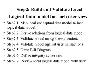 logical database design presentation ll | PPT
