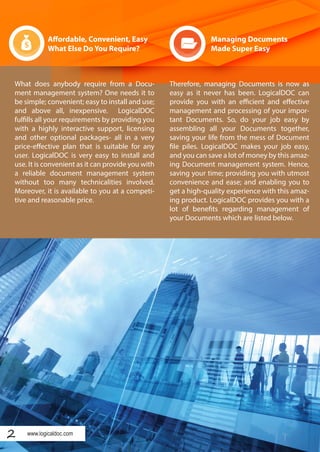 LogicalDOC Flyer | PDF