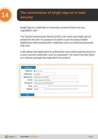 LogicalDOC Security Systems | PDF