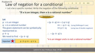 Logical equivalence, laws of logic | PDF