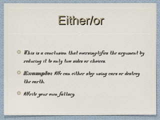 Logical Fallacies | PPT