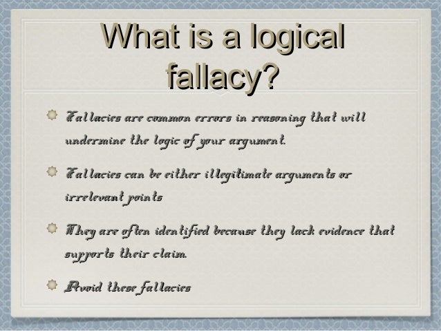 purdue owl fallacies