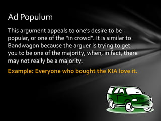 Logical fallacies | PPTX