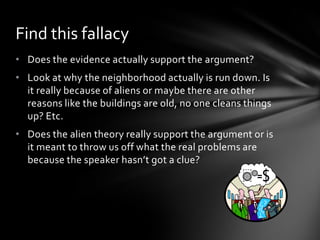 Logical fallacies | PPTX