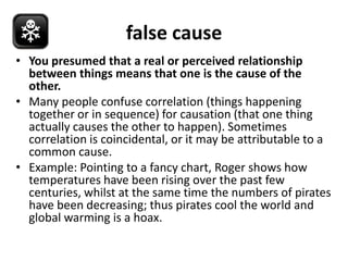 Logical fallacies | PPTX