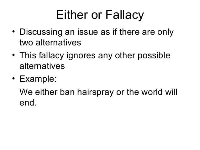 logical fallacy examples fallacy examples