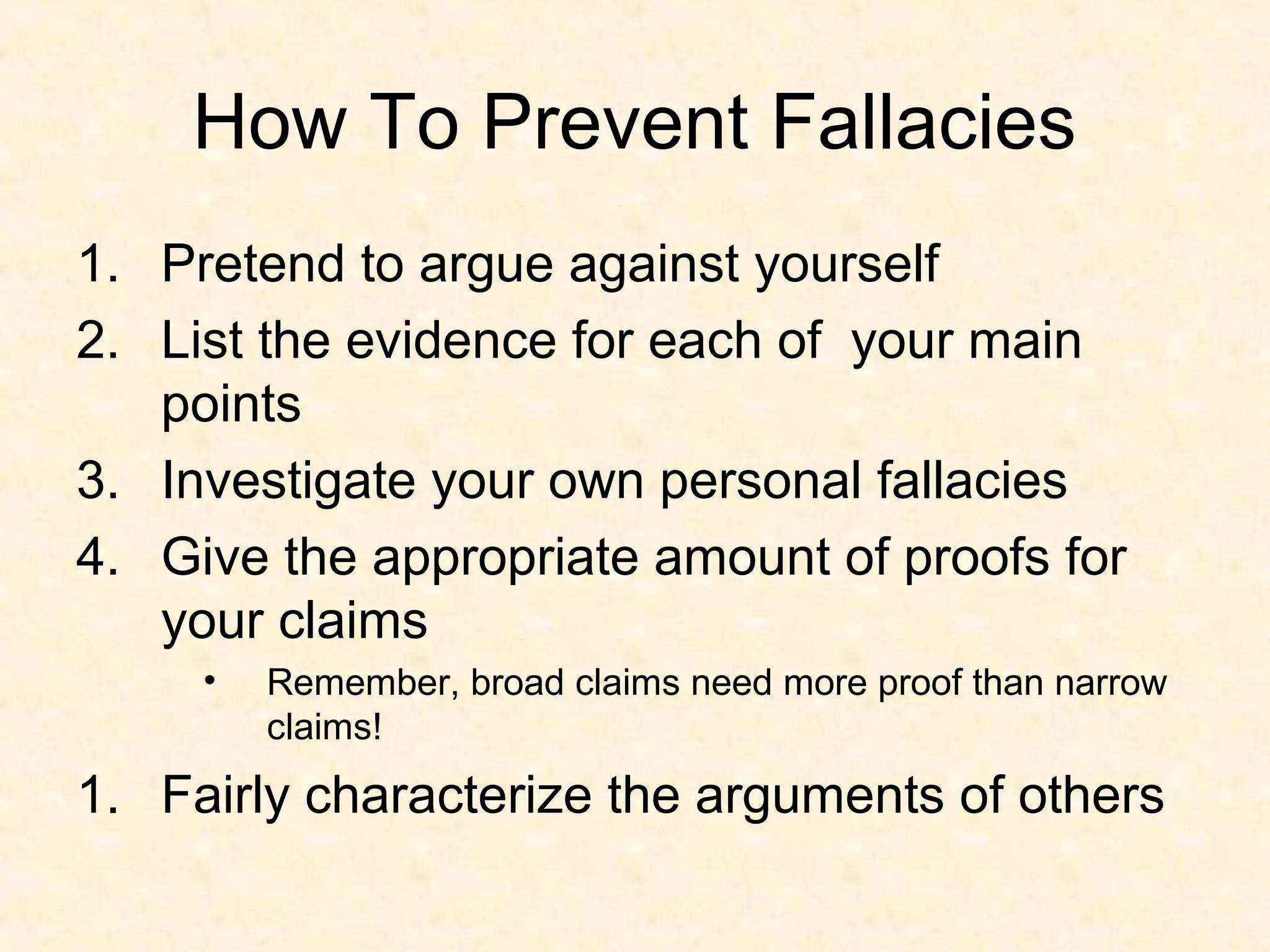 Logical fallacies powerpoint | PPT