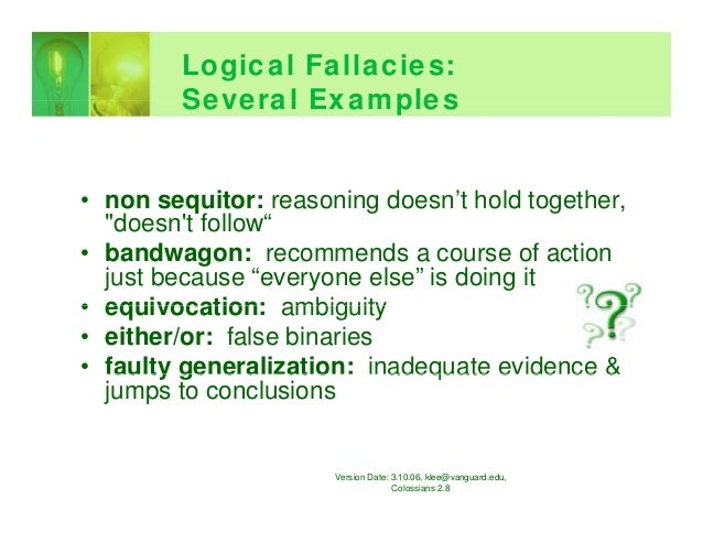 faulty causality examples faulty causality examples