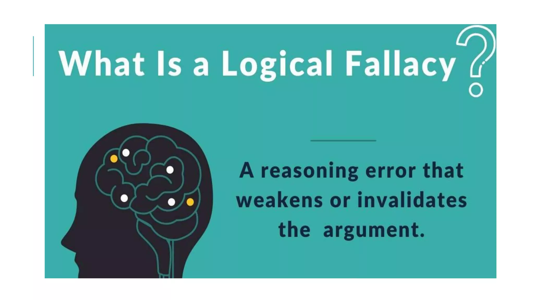 Logical fallacy | PPT