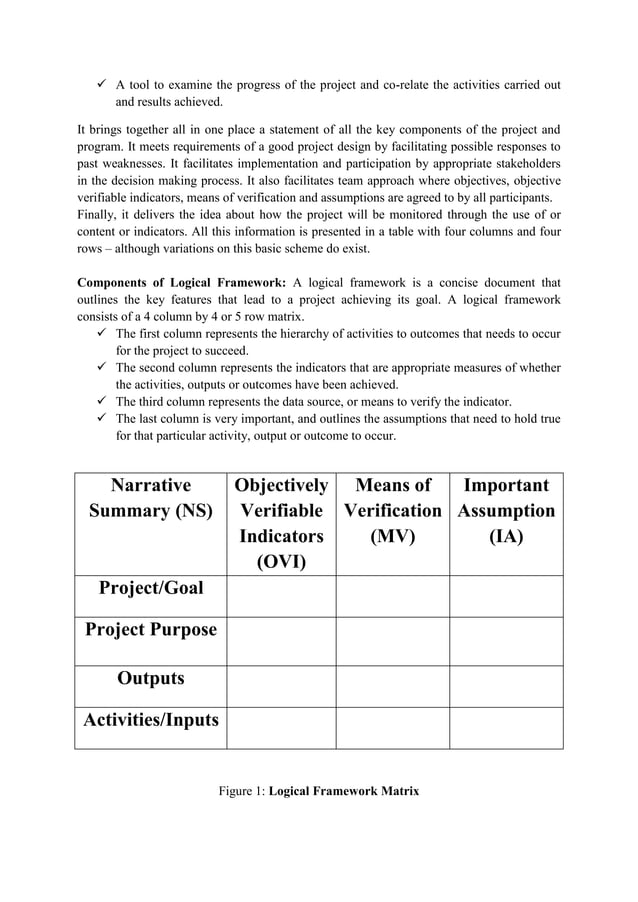 Logical framework | PDF