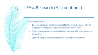 Logical framework analysis | PDF