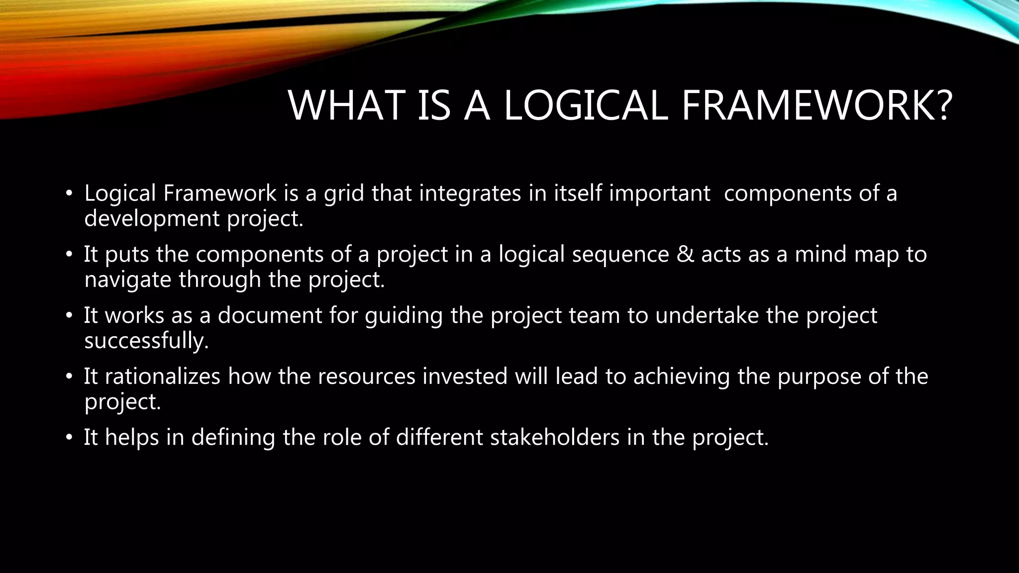 Logical framework for development projects | PPTX