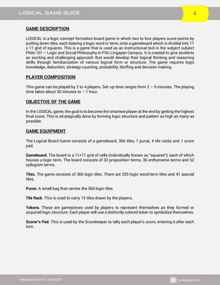 LOGICAL Game Guide | PDF