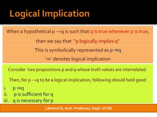 Logical implication - Necessary and Sufficient conditions | PDF ...