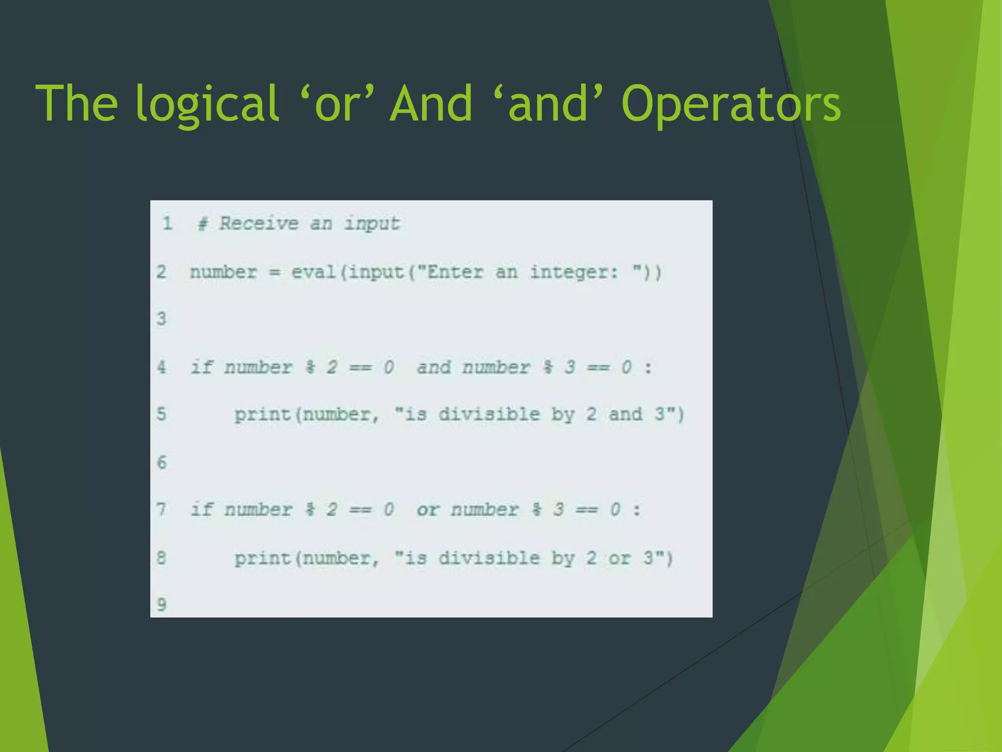 Logical Operators | PPT