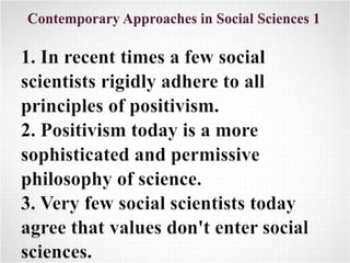 Logical Positivism in Social Sciences | PPTX