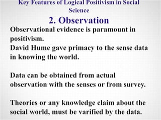 Logical Positivism in Social Sciences | PPTX