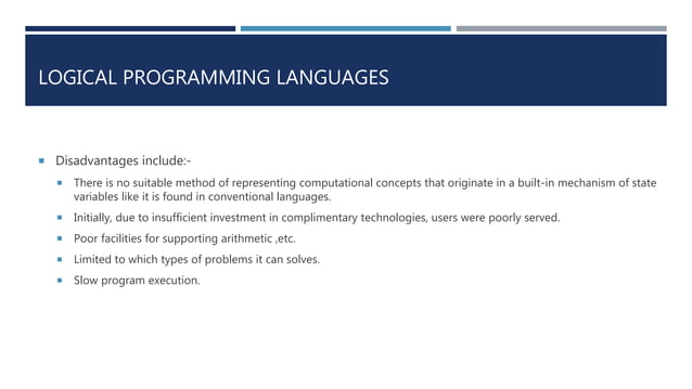 Logical programming languages and functional programming languages | PPTX