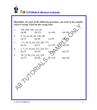 Logical reasoning clat sample test | PDF
