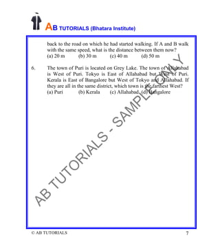 Logical reasoning clat sample test | PDF