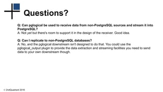 Logical replication with pglogical | ODP