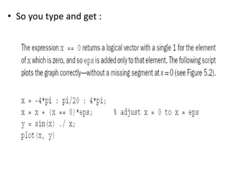 • So you type and get :
 