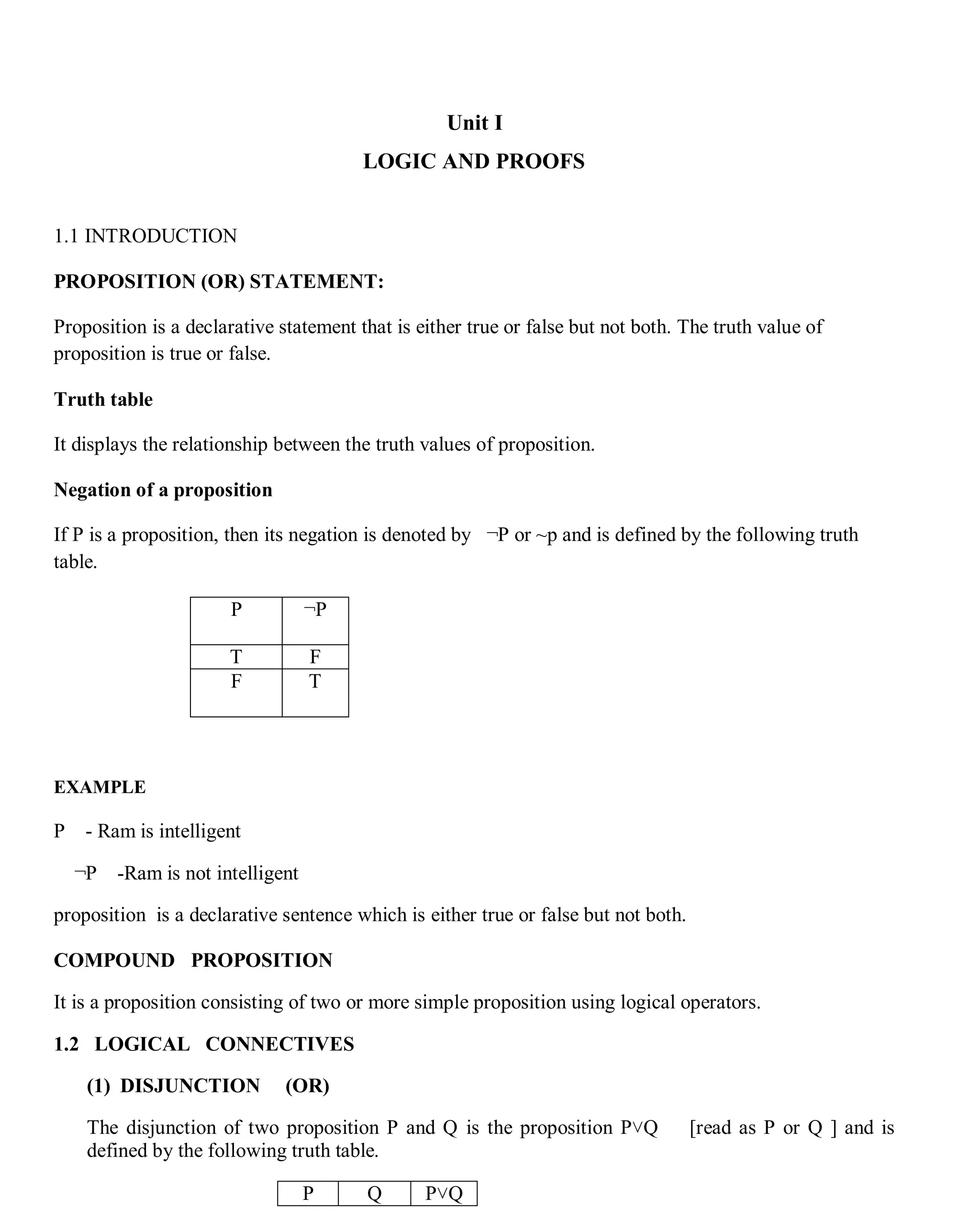 Logic and proof | PDF