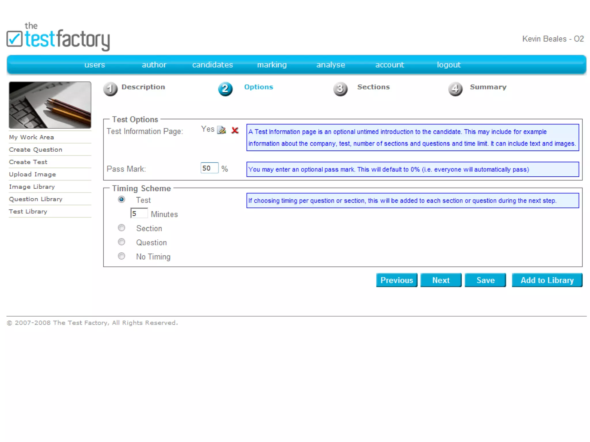 © The Test Factory™ 2008 