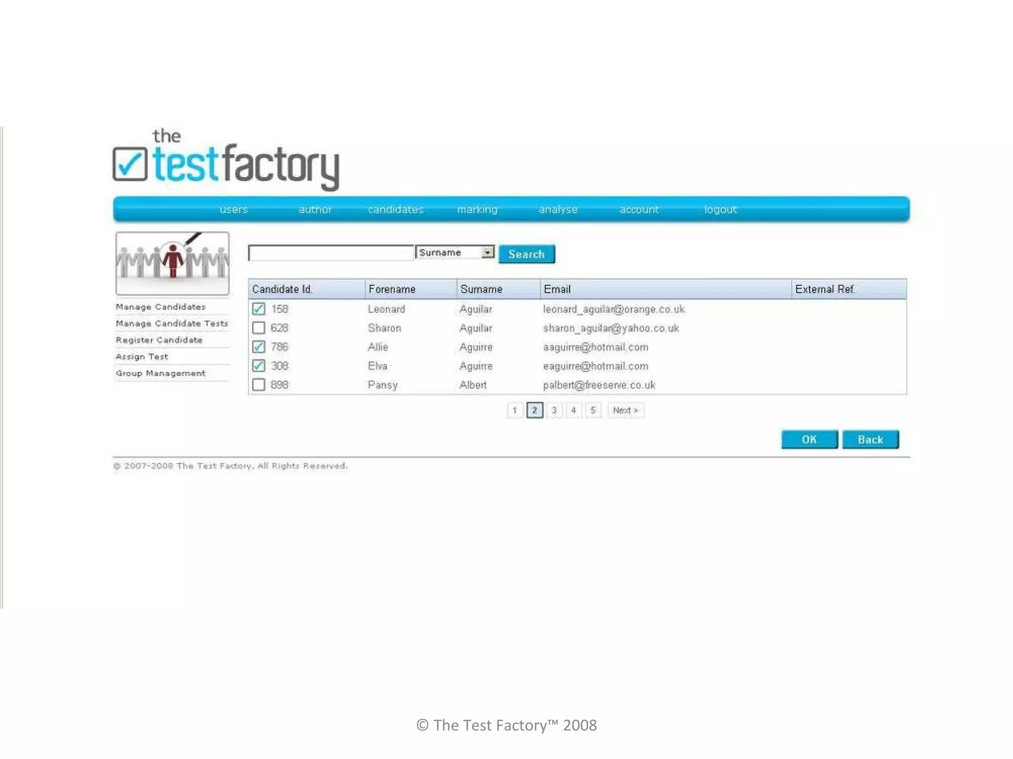 © The Test Factory™ 2008 