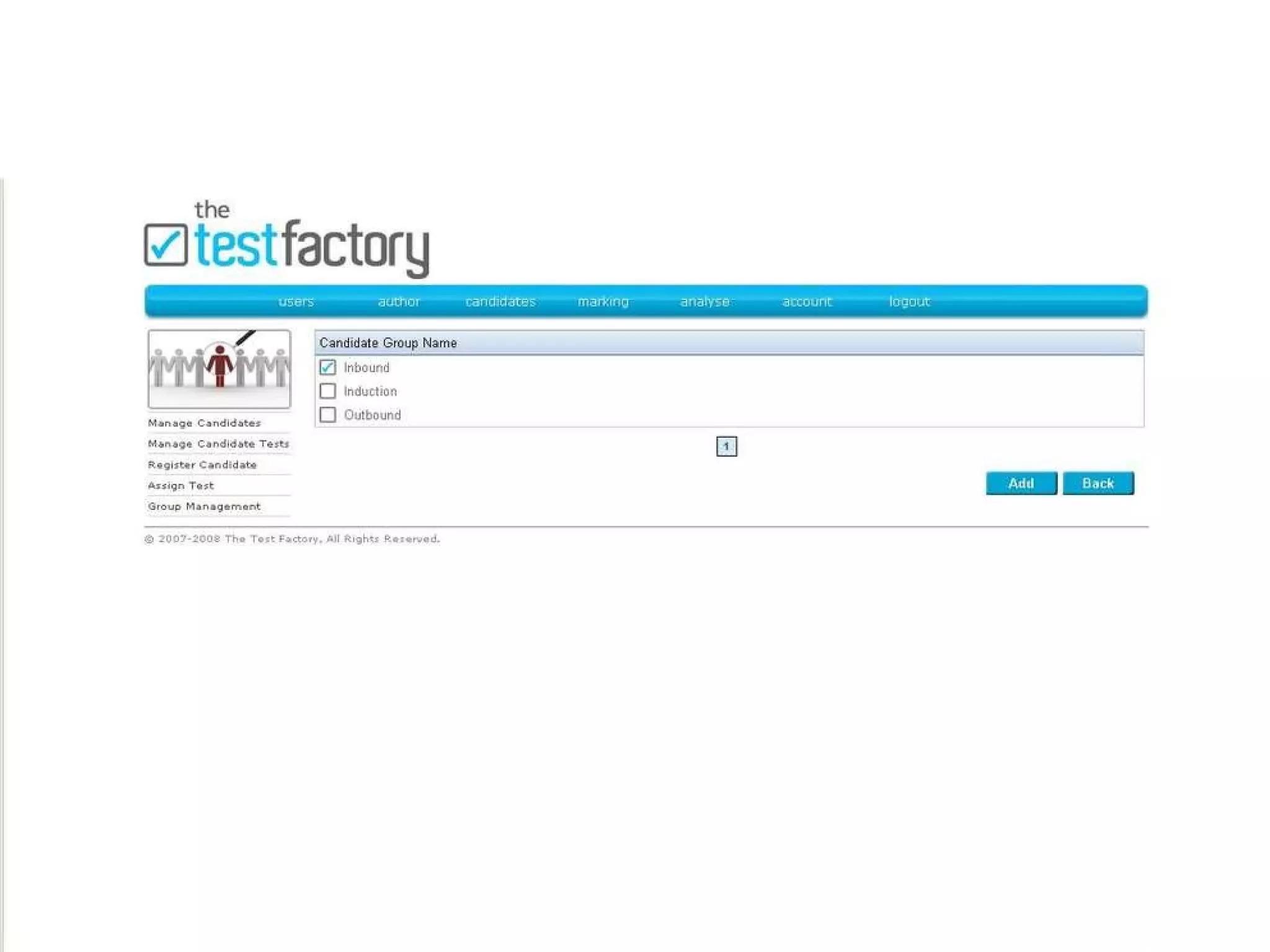 © The Test Factory™ 2008 