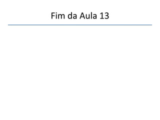 13.'Árvores'2n3n4' 
''' 
'' 
Exercícios: 
 
1. Pesquisenaliteraturaoutrasárvoressemelhantes(BfTreesporexemplo)esuas 
relações 
2. Verifiqueasaplicaçõesemarmazenamentoexterno.Comoestasárvorespodem 
serusadasparaacessoegravaçãodedadosemdiscos 
3. Façaumprogramaparaselecionaromenoroumaiorelementodeumaárvore 
234 
4. Modifiqueoprogramadadoparaimprimiraárvorenaforma(emfordem) 
ordenada 
 
 