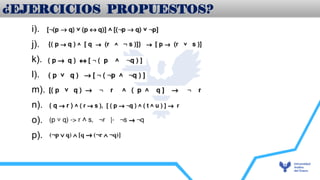 i).
j).
k).
l).
m).
n).
o).
p).
¿EJERCICIOS PROPUESTOS?
 