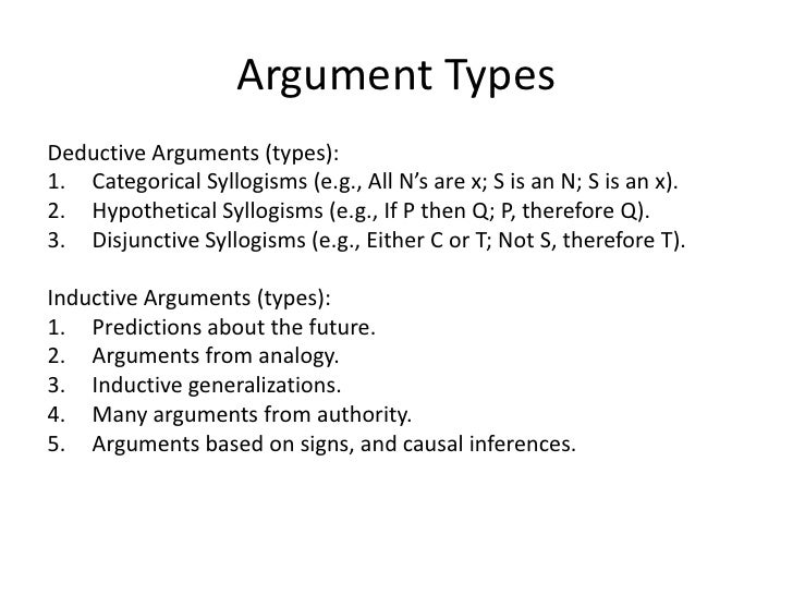 Example of an argument essay