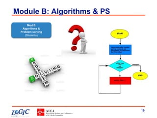 The AICA proposal for Computing in Italian Primary and Lower Secondary ...