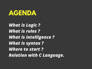Workhsop on Logic Building for Programming | PPT