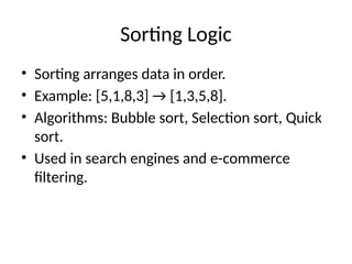 logic_building_training_with_flowcharts_algorithms | PPTX