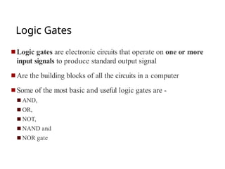 Logic Circuits and Basic Computer in CSE.pptx