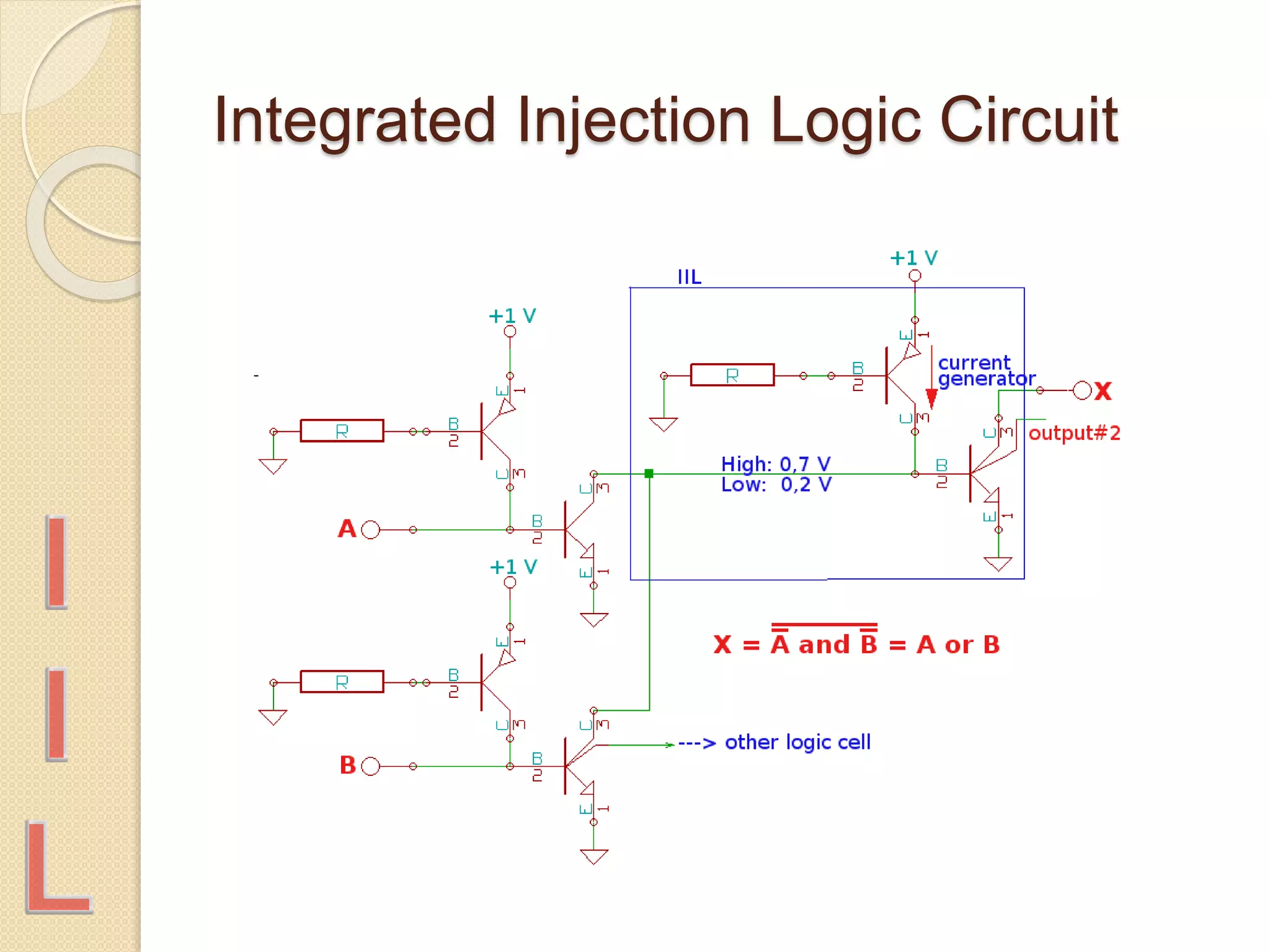 Integrated Injection Logic Circuit
 