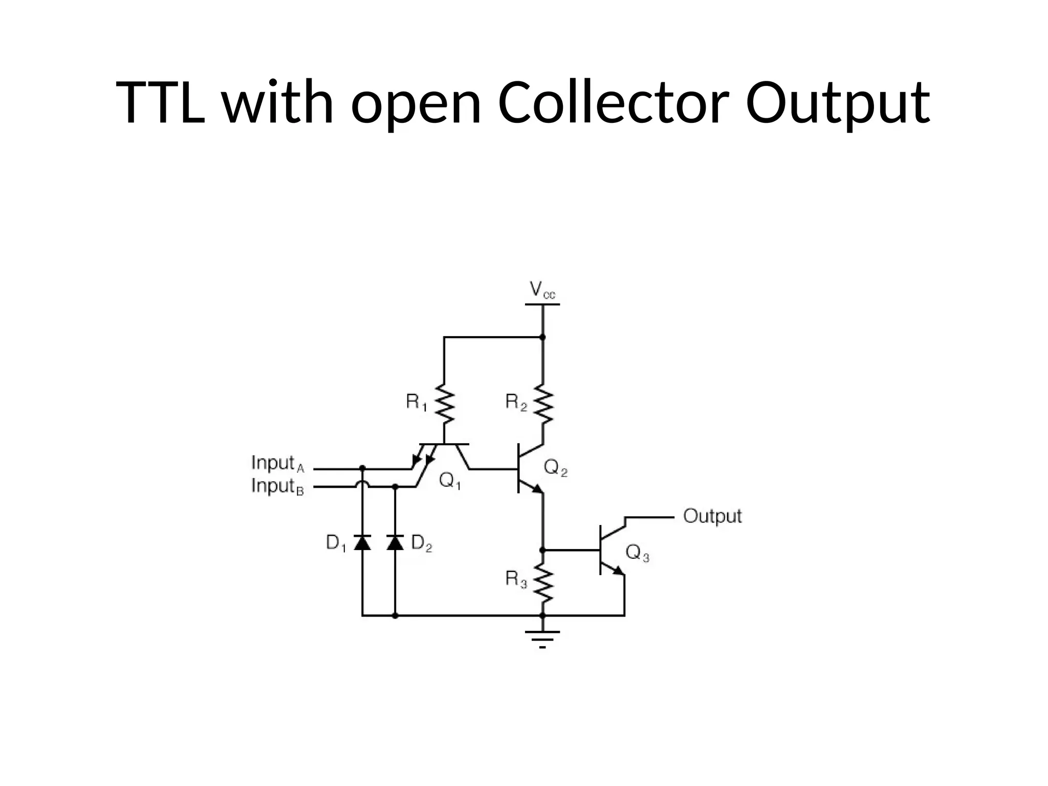 TTL with open Collector Output
 