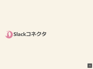 Slackコネクタ
35
 