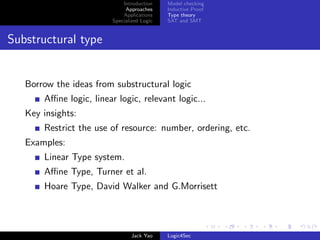 Logic for security | PDF